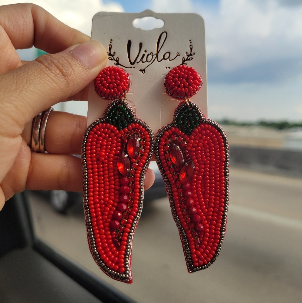 Jalapeño earings